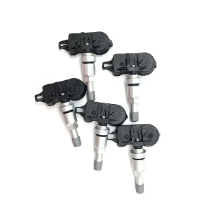 Black TPMS Replacement Chrome Plated Tire Sensor Valve